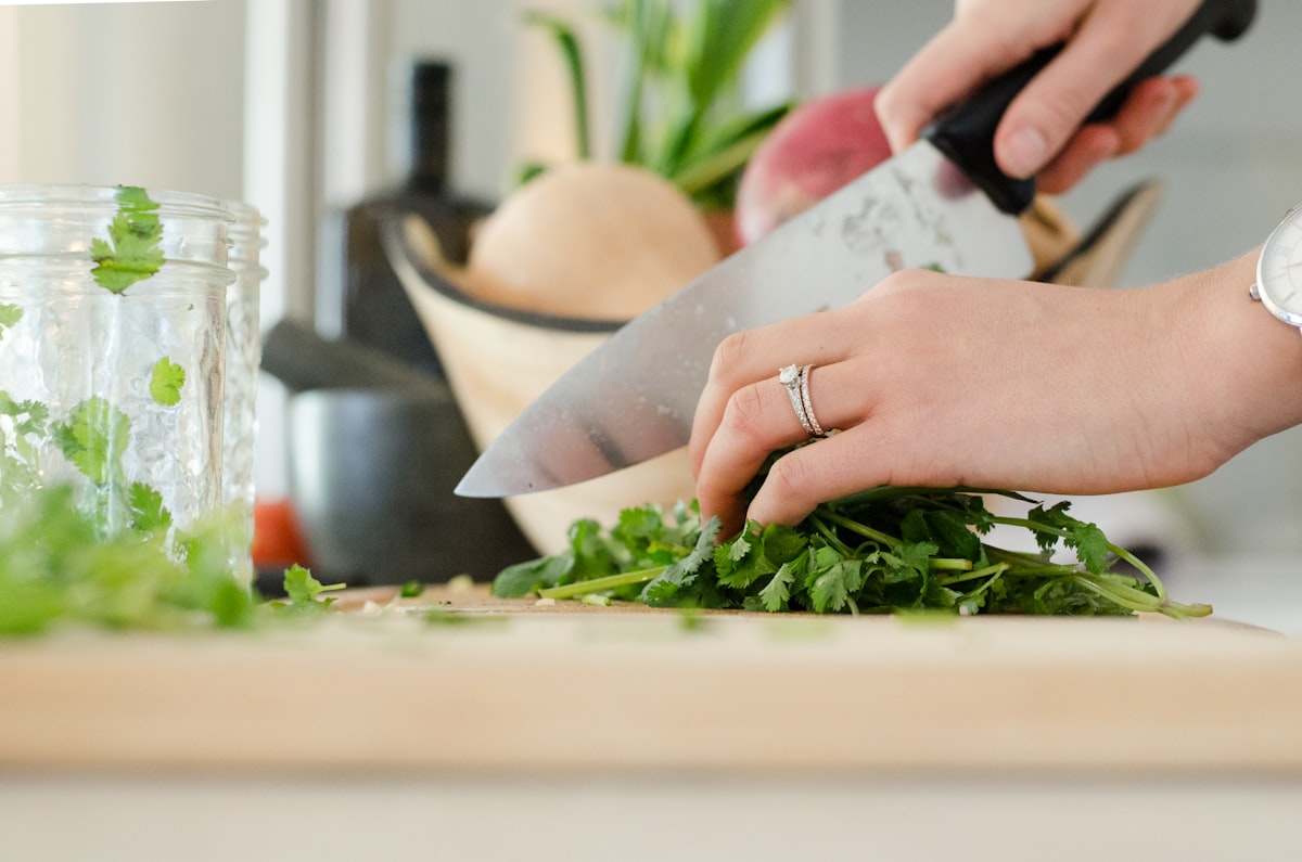 Professional nutritious cooking techniques demonstration